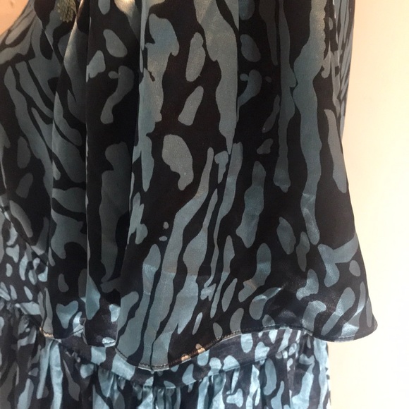 “TOPSHOP” for “LAURA” 80’s Embroidered Dress. - Picture 12 of 13